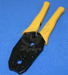 Ratcheting Coax Crimping Tool Kit, 100, 195/200/240 and 400 Die Sets